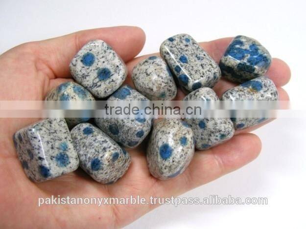 k2 blue jasper tumbled Bulk quantity