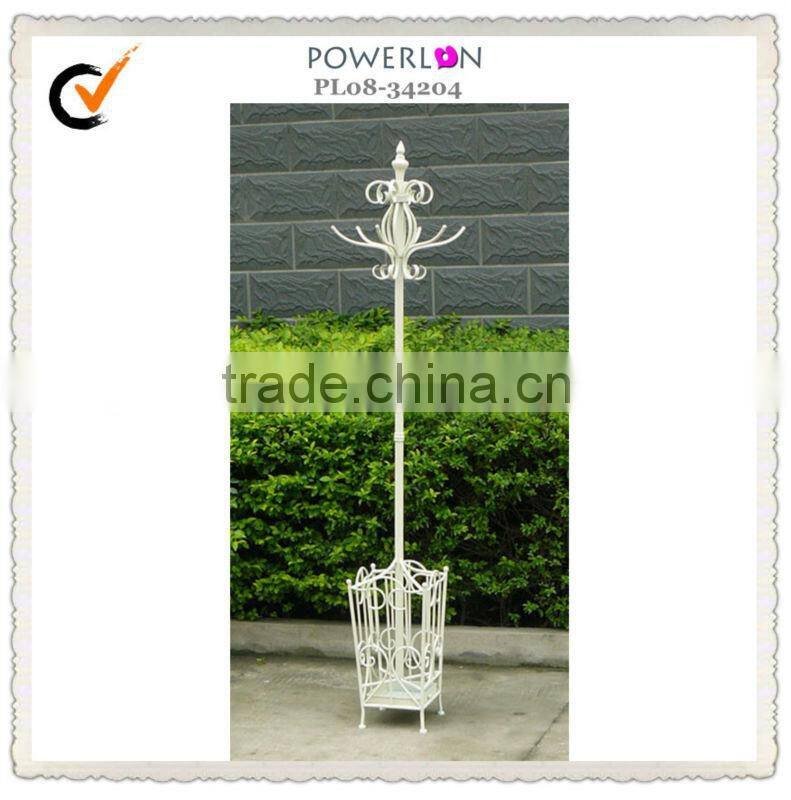 Wrought iron cafe coat stand