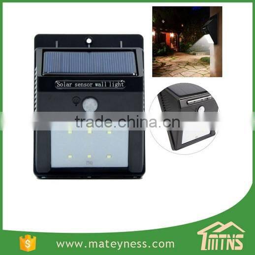 8 LED Solar sensor Outdoor wall light