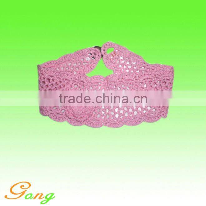 HOT! Cotton knit headband flower Multicolor Elastic hair band