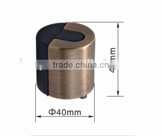 Door Accessories Base Floor Mounted Zinc Alloy Door Stopper