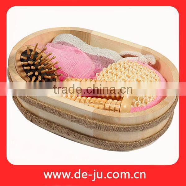 Hanging Sponge Loofah Srubber Comb Hot Bath Sets