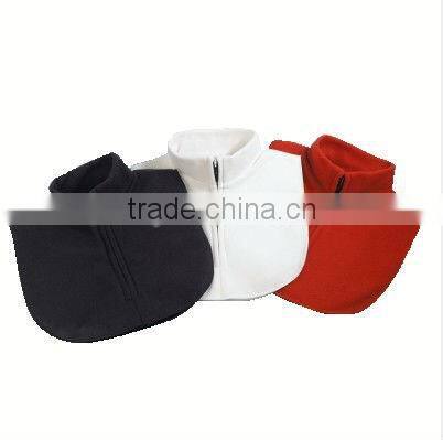 Fleece simulated collar with zipper/Fleece collar
