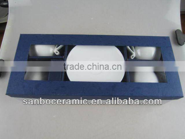 New Shape Design Black Glaze Tea Pot with Cups, Gift Box Packing