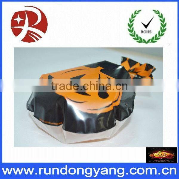 Custom printing high quality plastic halloween bag