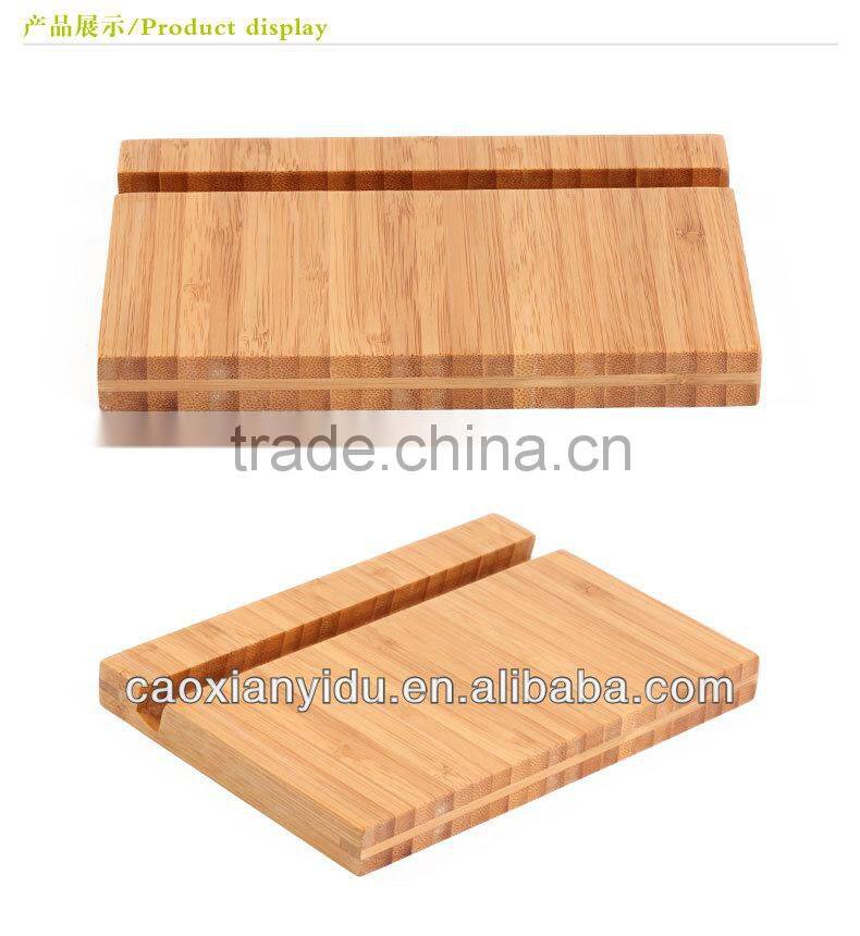 IPAD Wooden Base Small Bracket Mobile Phone Holder Stand Bamboo Wooden Base