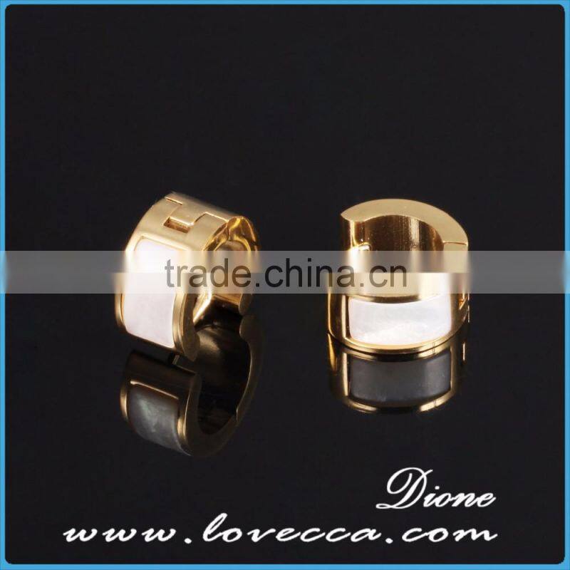 Wholesale mens stainless steel hoop earring , cross hoop earring