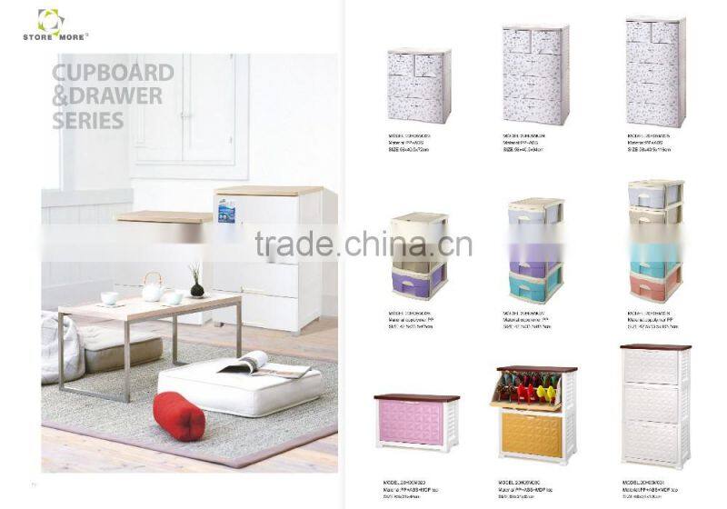 Multi-Color Plastic Lightweight Storage Cabinet