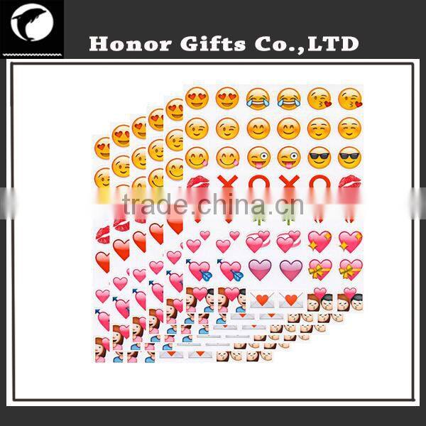 Most Popular Hot Sale Promotional Wholesale Emoji Stickers