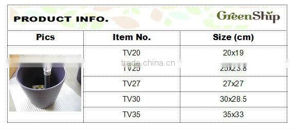 UV Protective Self-watering flower pots wholesale _ GreenShip