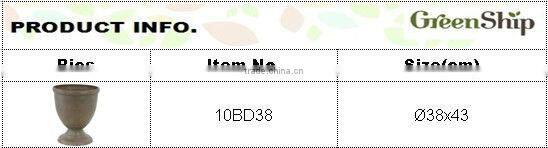 novelty flower pot/new design/patented mixed material/uv-protective/durable