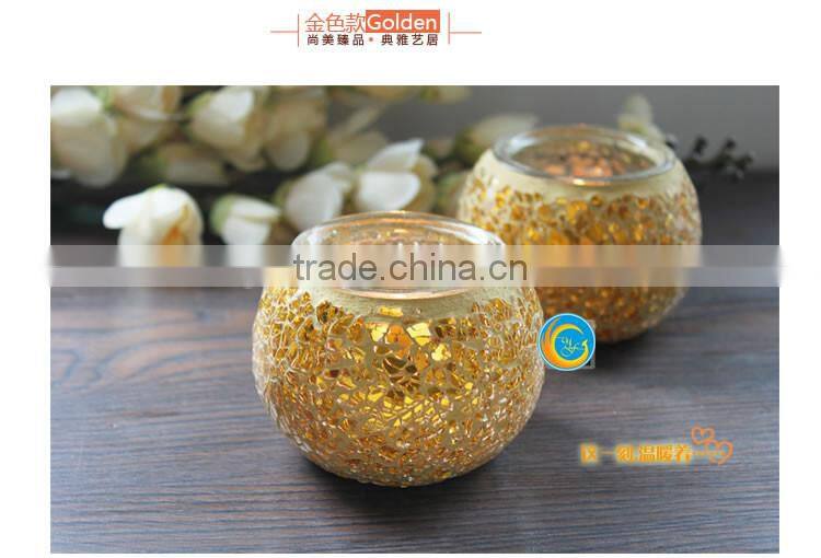 Special glass mosaic candle holder
