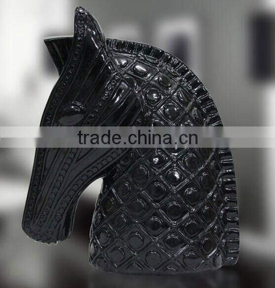 Golden resin couple swan decorative figurines