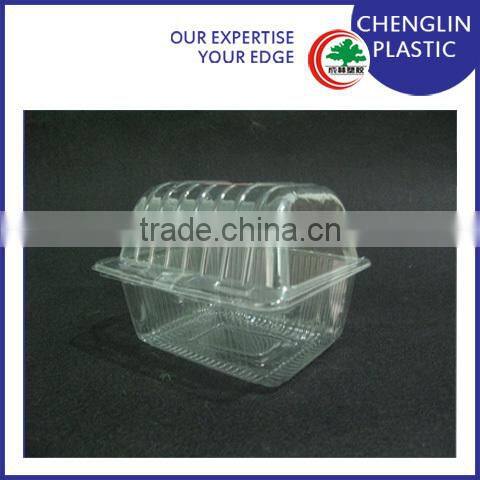 transparent clear disposable plastic salad container