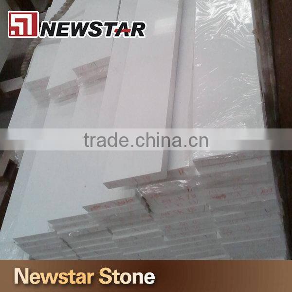 US standard Engineered stone polished pure white quartz stone