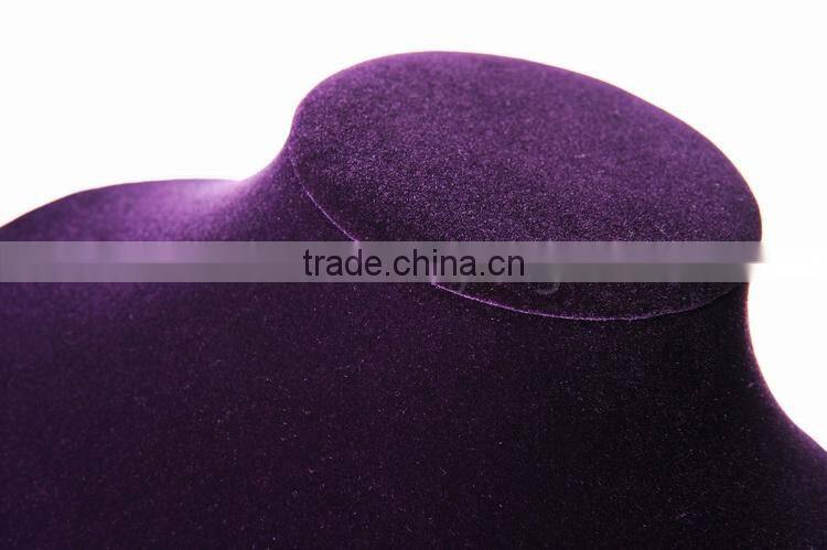 pruple velvet necklace jewelry display for sale