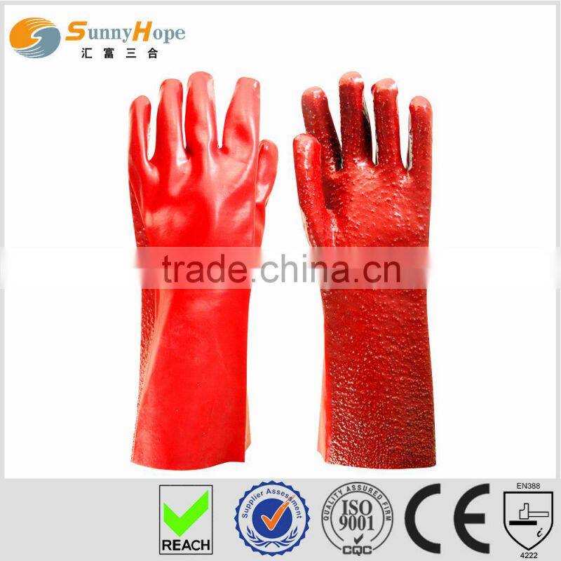 sunnyhope cheap pvc coated working gloves oil resistant gloves