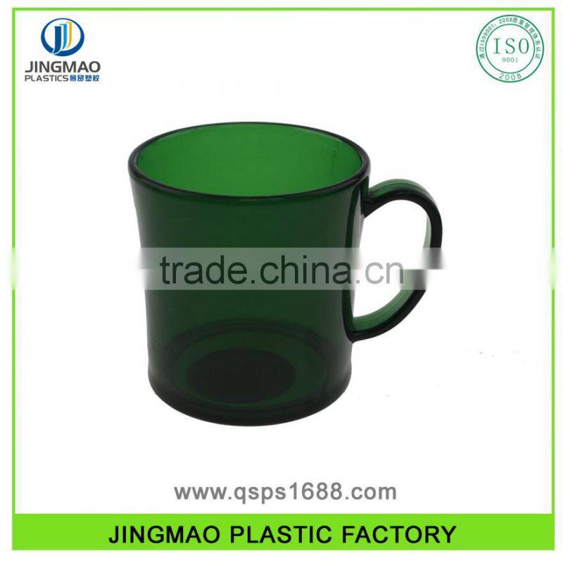 Simple Design Transparent PS Juice Drinking Plastic Mug