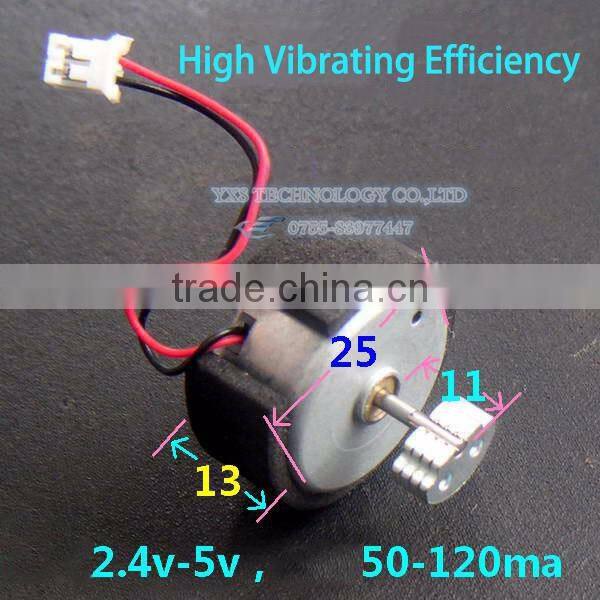 2-5V 50-120mA 300 Vibrating Brush Motor for Massage Appliances High Vibration Motor
