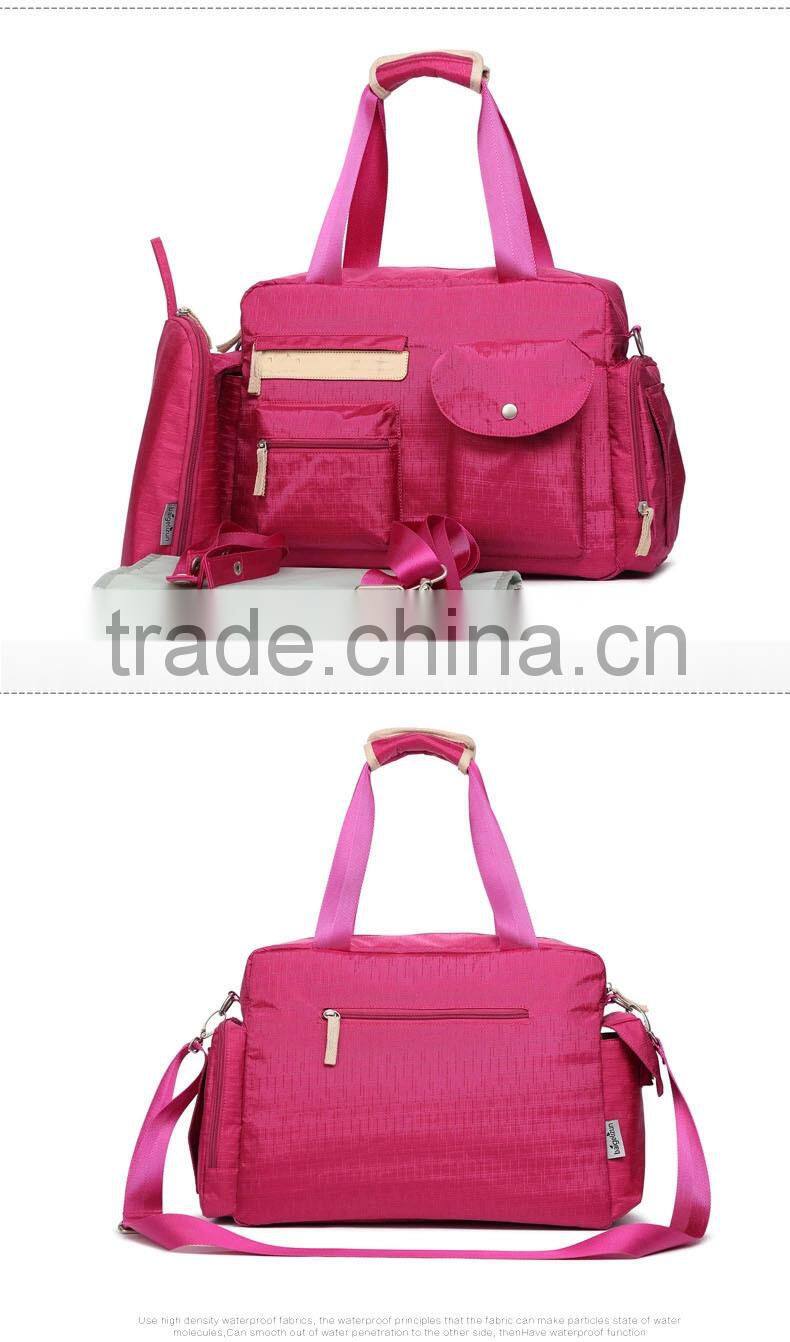 Outdoor Nylon Mommy Organizer Best Baby Diaper Bags