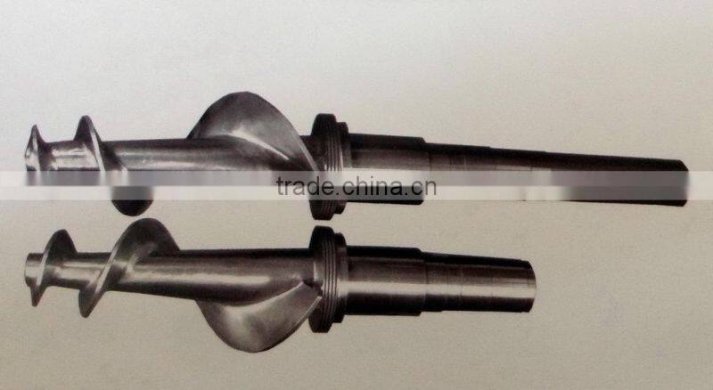 High quality nitrided rubber screw and barrel for plastic extruder machines