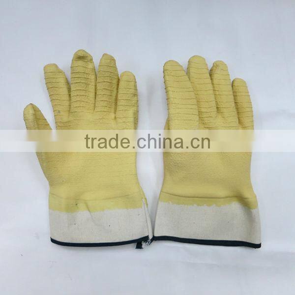Latex Fully Coated Gloves With Cotton Interlock Liner