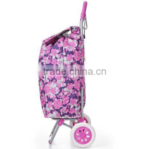Wholesale Portable Folding Shopping Trolley Bag With Wheels