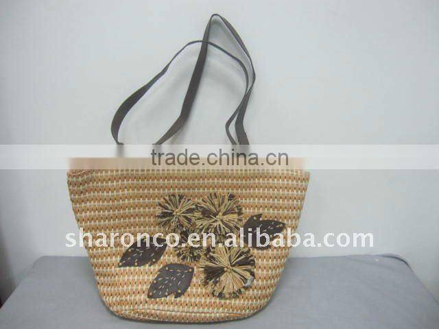 Colourful fashion bag with fabric lining