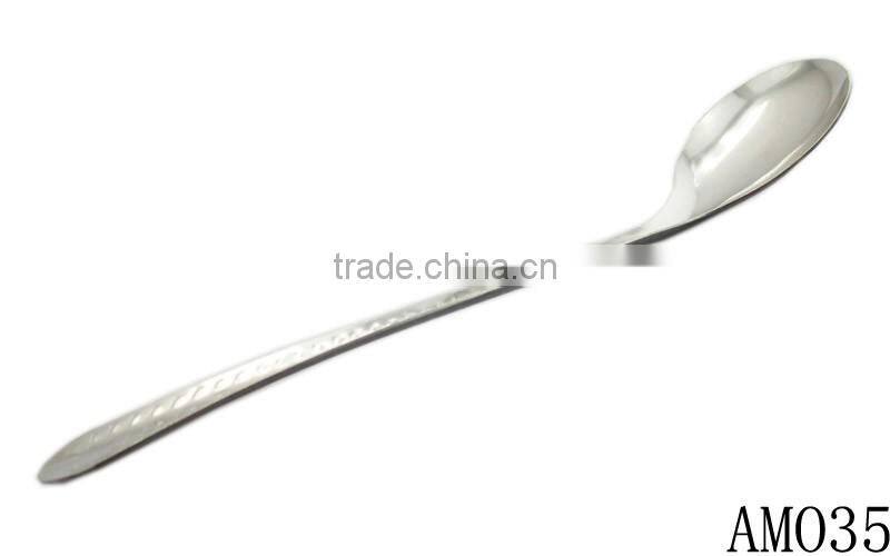Modern Jincheng factory price metal laced spoon