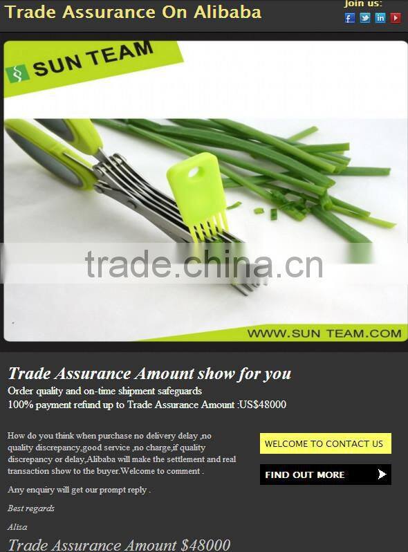 SK010 9" Beautiful design high quality kitchen scissors