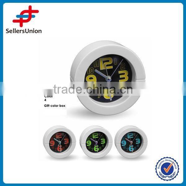 2015 unique round alarm clock, funny&fancy alarm clock
