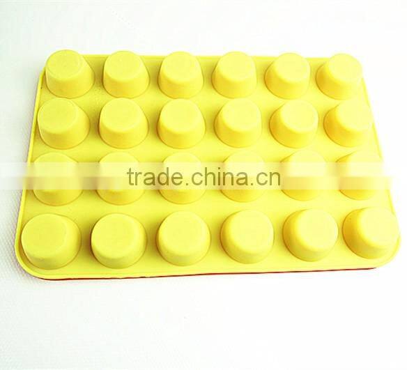 10112 24pcs CUPS Shape Silicone Cake Mold
