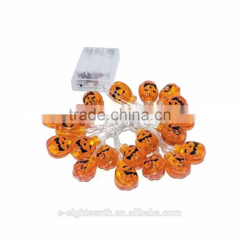 2016 new Christmas Festival Multi-Color Waterproof Hot Sale 4M 20 LED String Fairy Pumpkin Lights Lighting