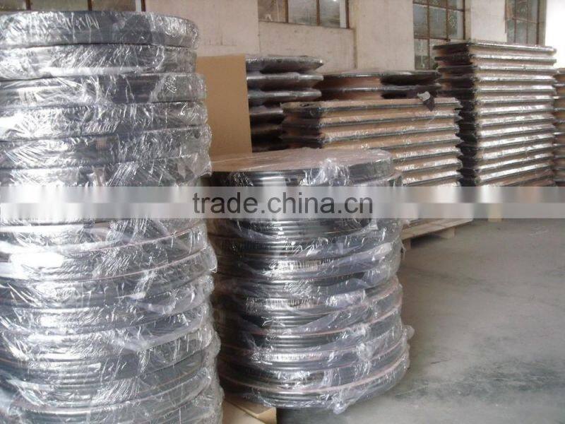 Round Wooden Folding Table With PVC Edge For Sale