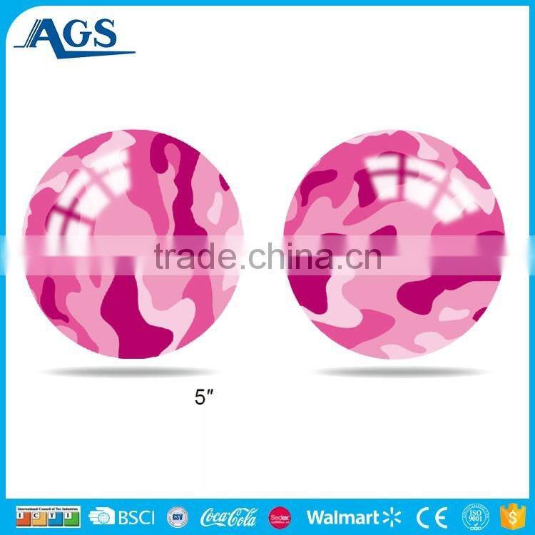 Yellow smiling face lovely pvc ball with custom logo