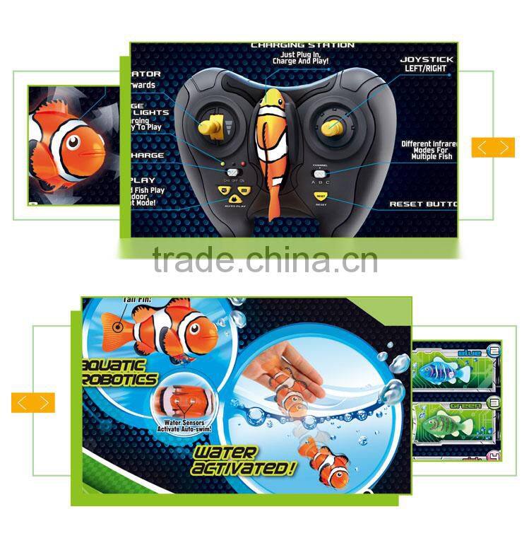 children rc toys remote control flying fish