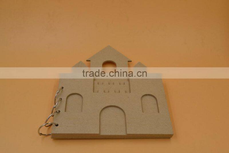 MDF craft,DIY wood crafts sticker by child