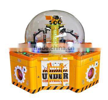 2017 Children Machine Family Excavator Candy Vending Game Machine For Sale