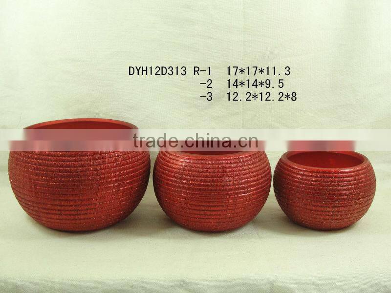hot sell various shapes ceramic flower pots