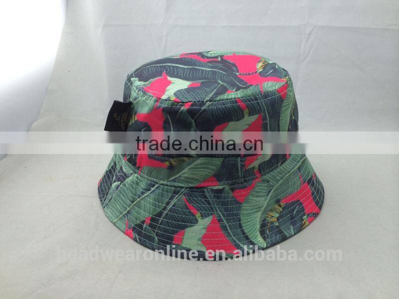 wholesale double sided printed bucket hats