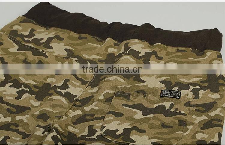 Camouflage design long pants