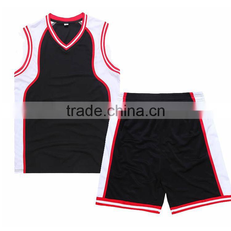 100% Polyersster Sublimation Reversible Basketball Jersey Uniform Design