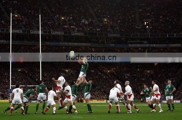 Hongen apparel Wholesale sublimation 100% polyester OEM slim fit rugby wear slim fit rugby jersey