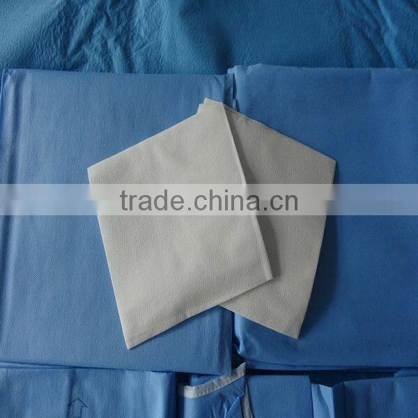 Bottom Price Blue EO Sterile Surgical Basic Drape Packs Made in China