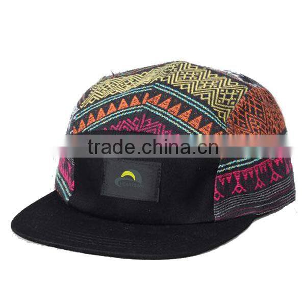 Custom Hat Blank 5 Panel Camp Cap,5 Panel