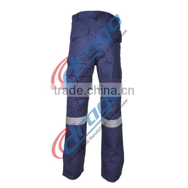 EN11612 100% cotton anti-flame trousers supplier