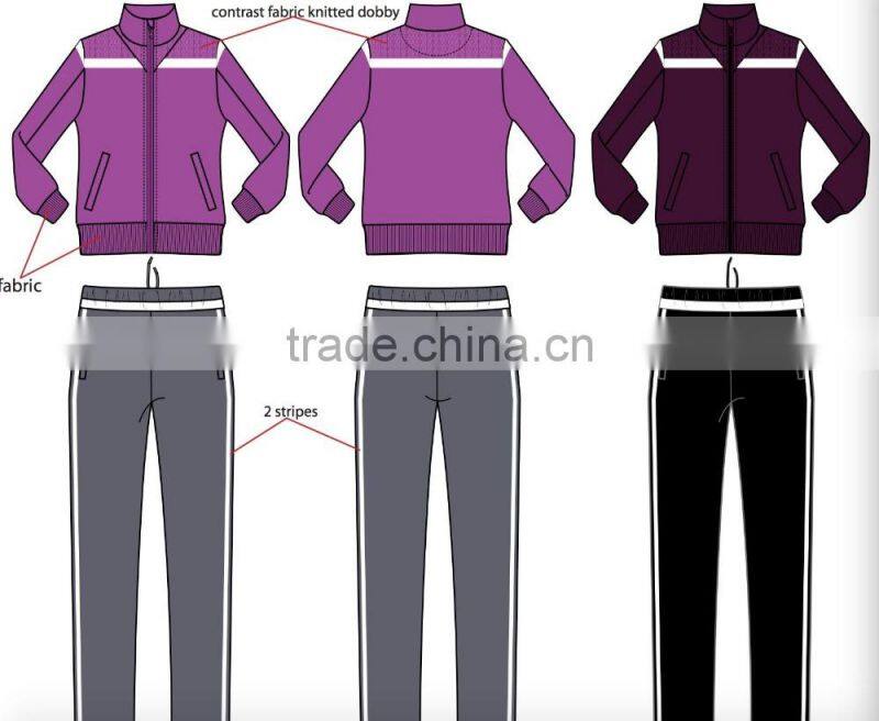 new desgin Fashion printing Mesh and Polytricot for Trainer sets Sport Wear Women clothes sets