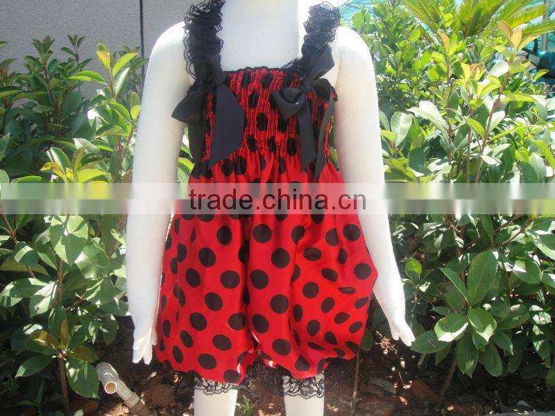 New Arrivals Cheveron Romper Zig Zag Turquoise Satin Bow Straps Baby Rompers