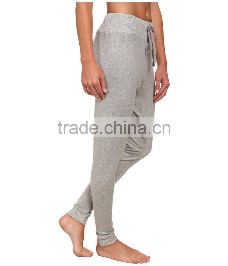 Womens new design plain grey sports trousers
