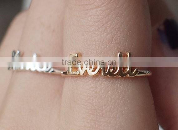 Dainty Name Ring - Personalized Name Ring - Custom Children Name Ring - Custom Name Ring - Stackable Rings - Gift for Mom